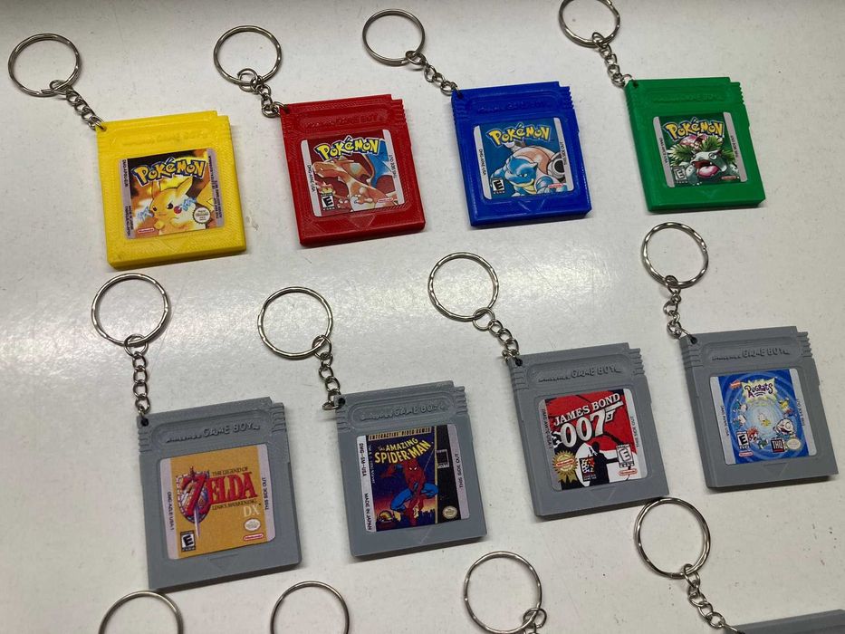 Porta-Chaves do Pokémon, Zelda, Gameboy, Nintendo e Star Wars