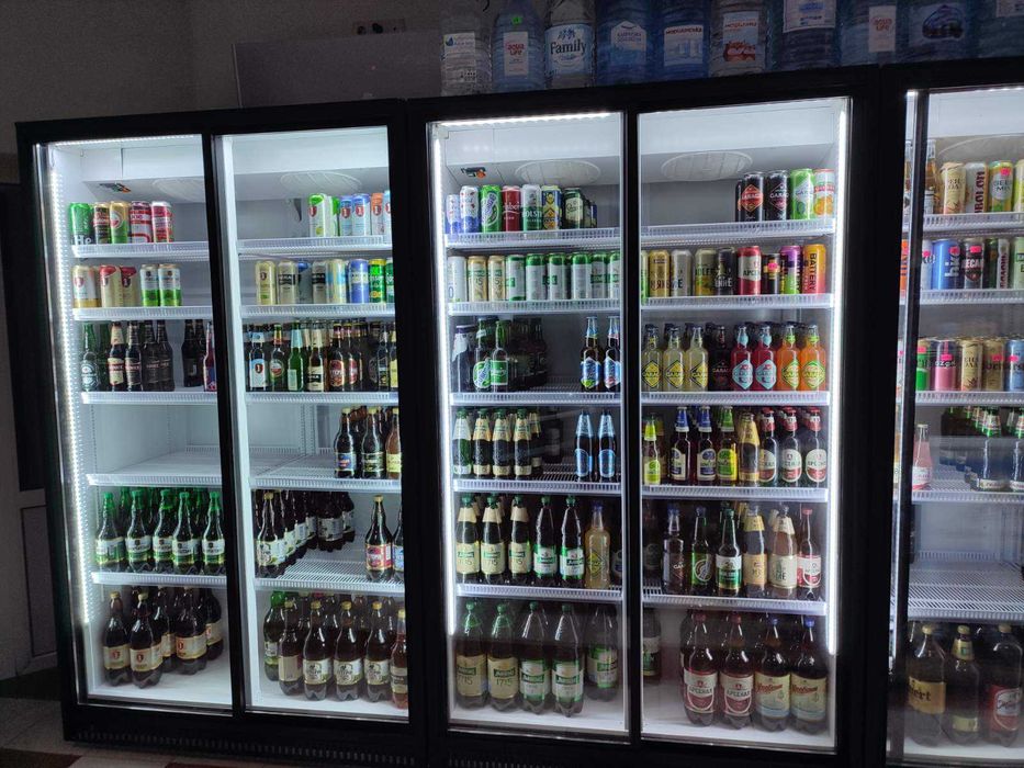 Торгові стелажі. Магазин під ключ. Холодильне обладнання. Вітрини