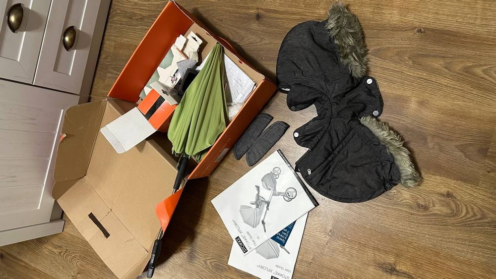 Оригінальна коляска Stokke в повному комплекті
