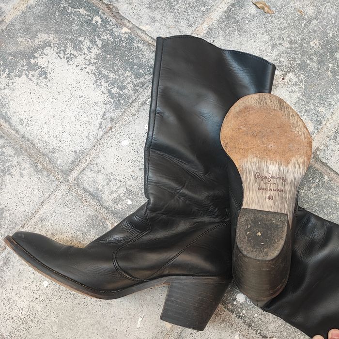 VENDO Botas de Couro Pretas - Pepe Jeans
​Vendo estas botas de cou