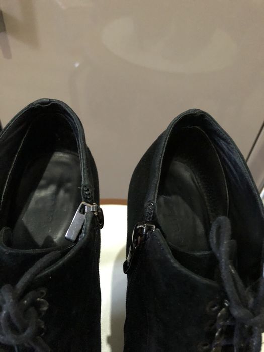 Туфельки кожаные