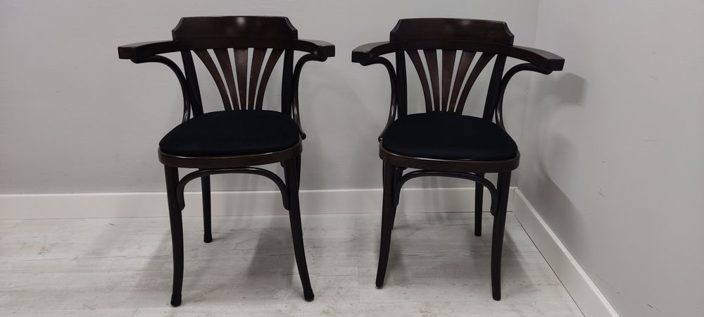 Krzesło Thonet Wachlarz z Podłokietnikiem 2 szt