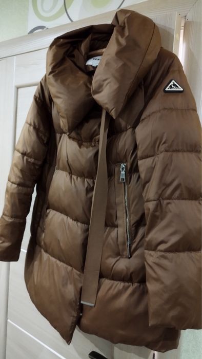 Куртка жіноча , (L), підійде на М штучний біопух