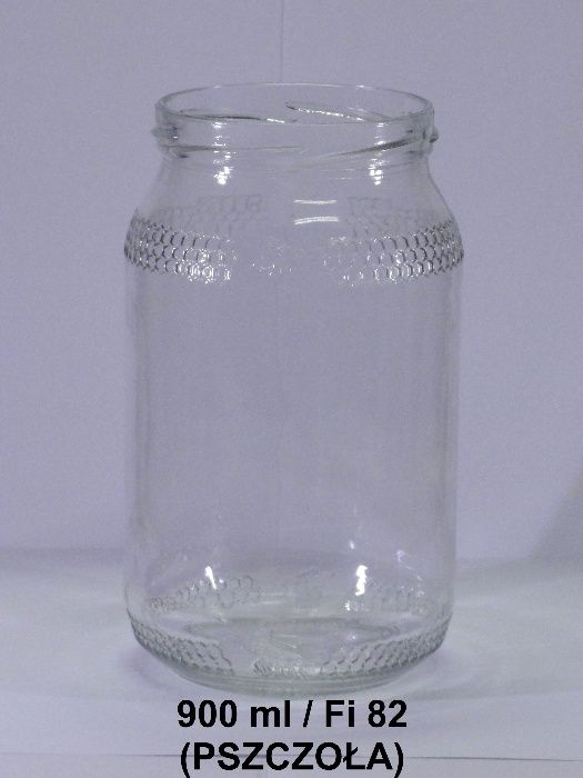 Słoiki 900ml Słoik 900ml Słoiki 900 ml Słoik 900 ml - PSZCZOŁA MIÓD - PREMIUM