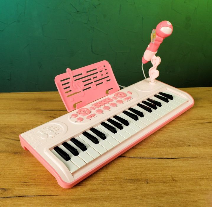 Синтезатор дитячий з блютузом, на акумуляторі, піаніно дитяче