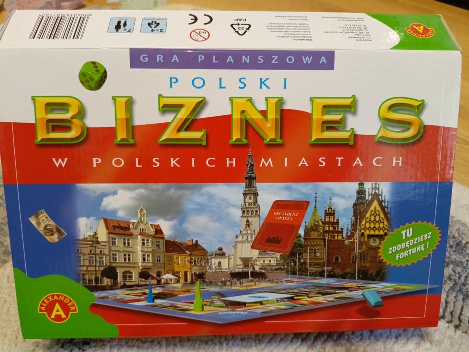 Gra planszowa Polski biznes w polskich miastach  Alexander Siedlce