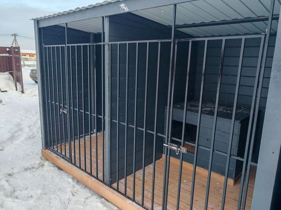 Вольер для собак,двойной 3*2 метра. Доставка,монтаж.