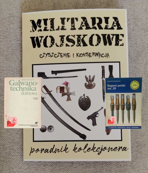 BAGNETY czyszczenie konserwacja Militaria + GALWANOTECHNIKA + Bagnet