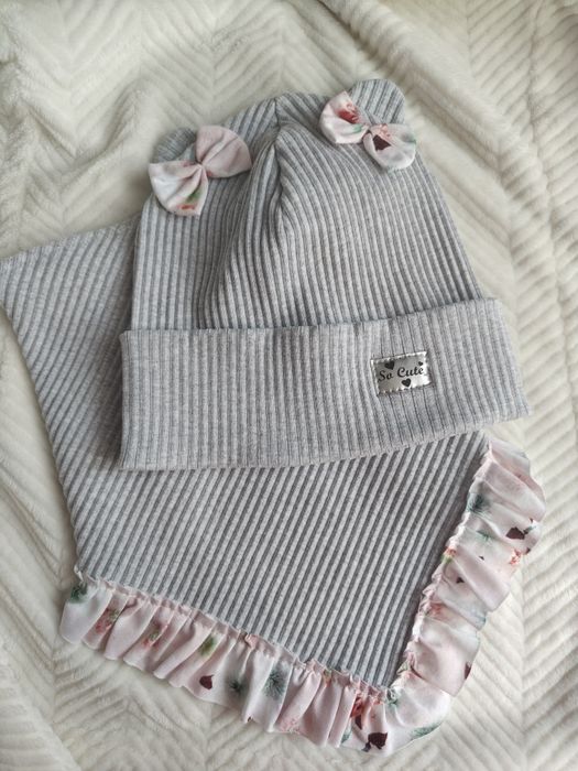 Komplet czapka i chusta