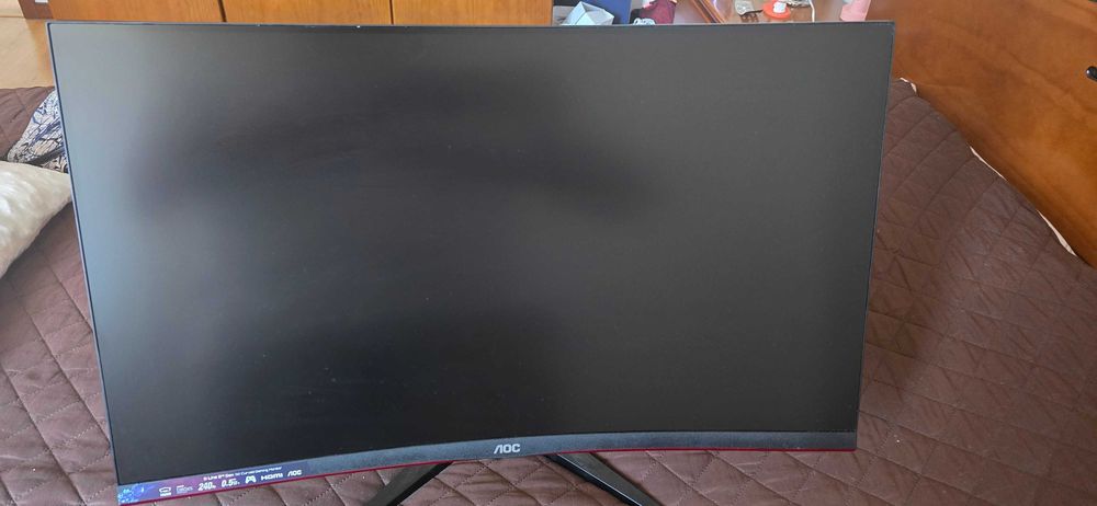 Monitor aoc 31.5 polegadas 0.5 ms 240hz curvo top