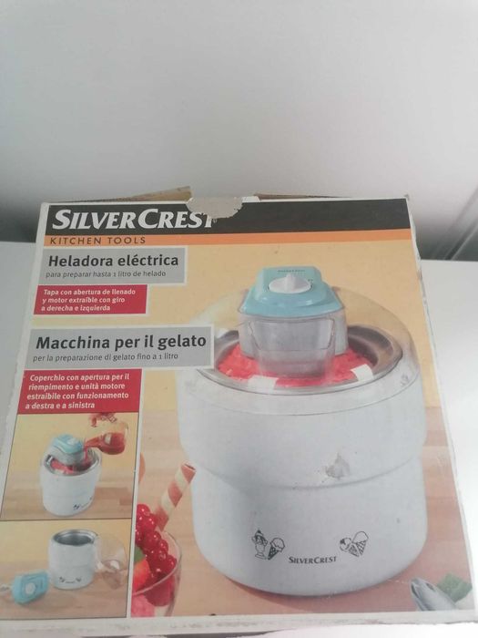 Penha de França Máquina de Gelados Silvercrest 1L (Nova na Caixa)