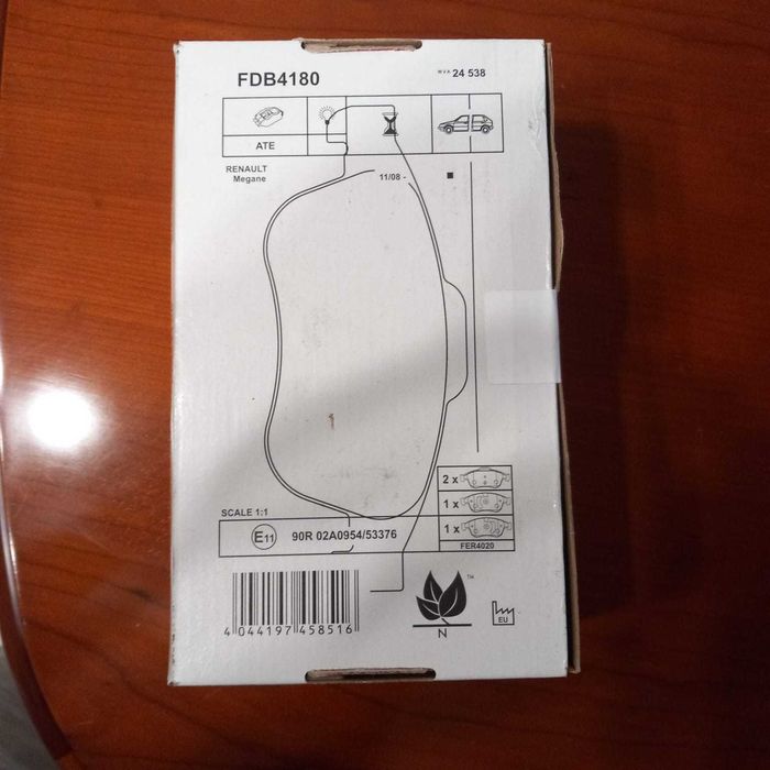 Pastilhas de travao Renault Megane