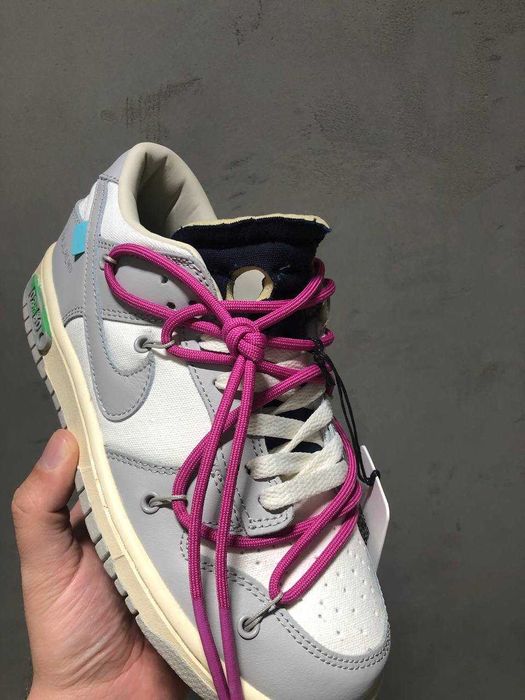 Off-white X Dunk Purple Laces