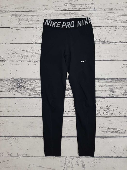 Nike * Pro * legginsy * czarne * damskie * L