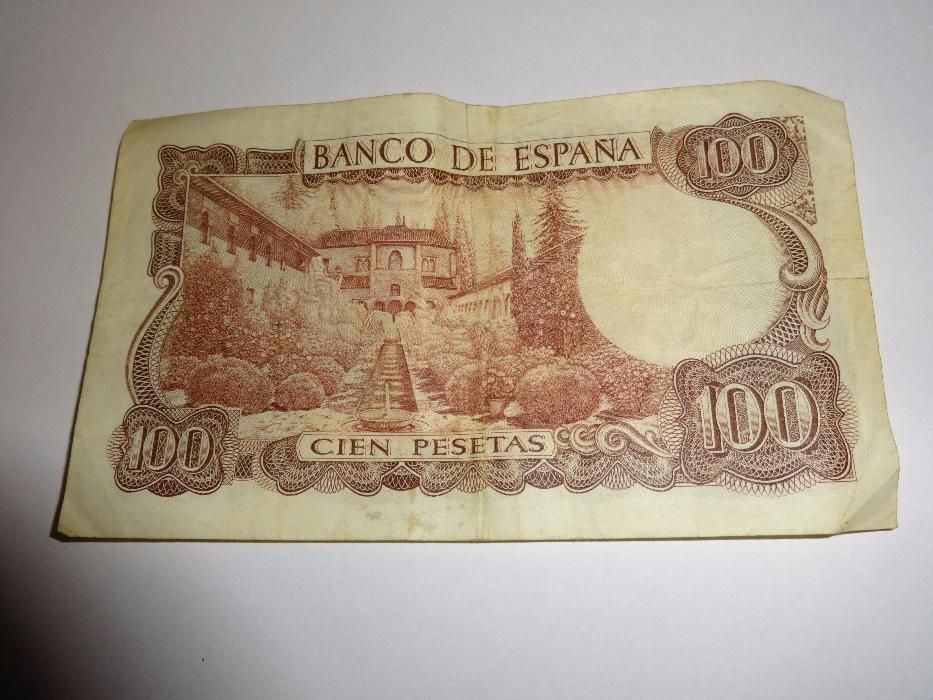 Nota de 100 Pesetas
