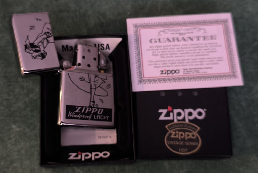 Isqueiro Zippo Windproof Lady, Novo
