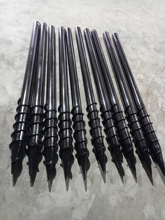 Сваї багатовиткові,однолопастні,геошуруп,наконечник,оголовок.