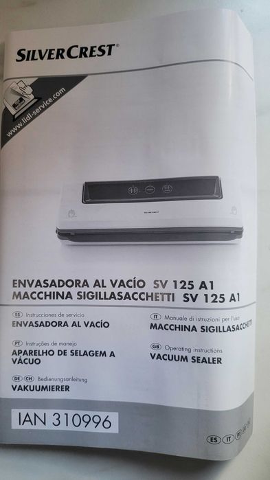 Maquina vaco NOva silvercrest