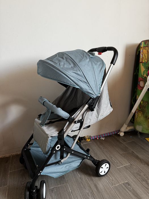 Коляска прогулочная Anbeini 606 Coral Blue