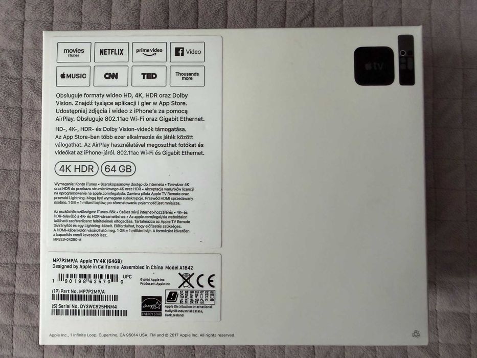 Apple TV 4K 64GB A1842