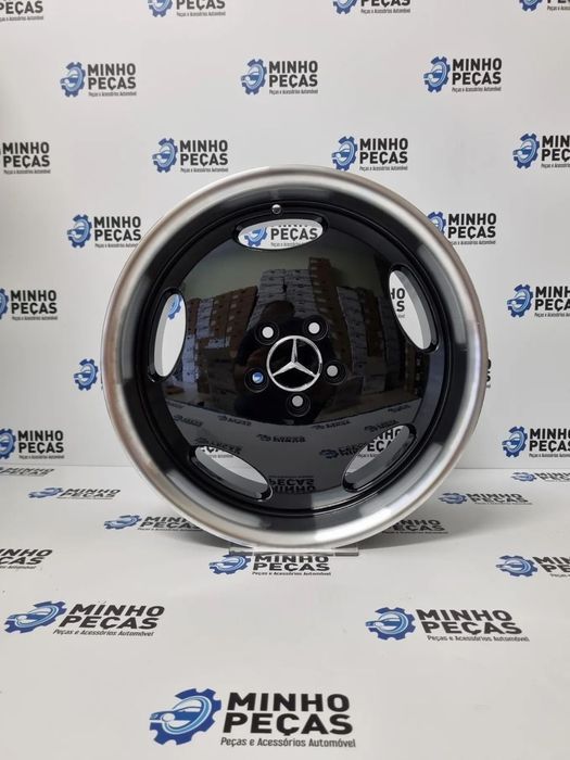 Jantes Mercedes Monoblock AMG em 18 Preto Aba Cromada