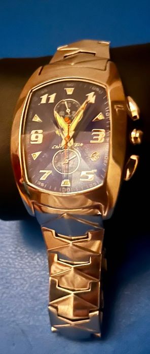 Мужские часы Chronotech 7468M, хронограф, сталь