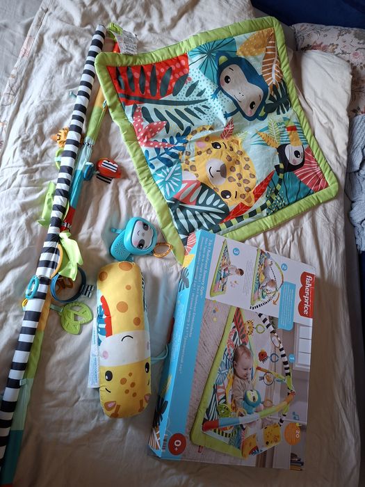 Mata edukacyjna 3 w 1 Las tropikalny Fisher-Price