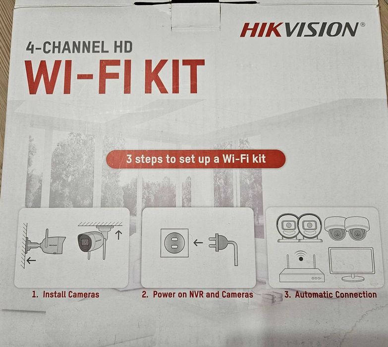 KAMERY monitoringu HIKVISION zestaw 4-chanel HD
