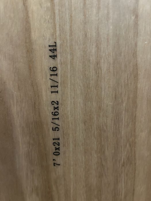 Prancha de Surf Manual Boards - NOVA - 7’0 - 44L - PAULOWNIA