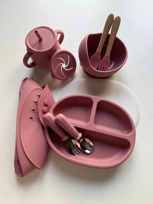 Силіконовий посуд для дітей. Дитячий посуд