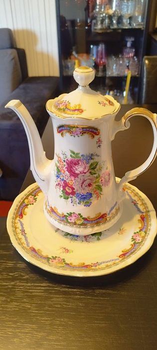 Cafeteira em Porcelana Limoges LG – França | Pintada à Mão
