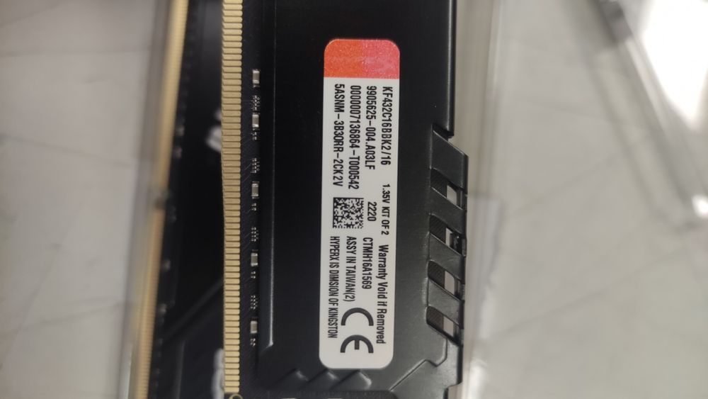 Kingston fury ddr4 2x8gb 3200mhz