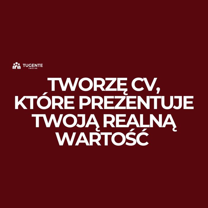 Profesjonalne i skuteczne CV tworzone przez eksperta HR