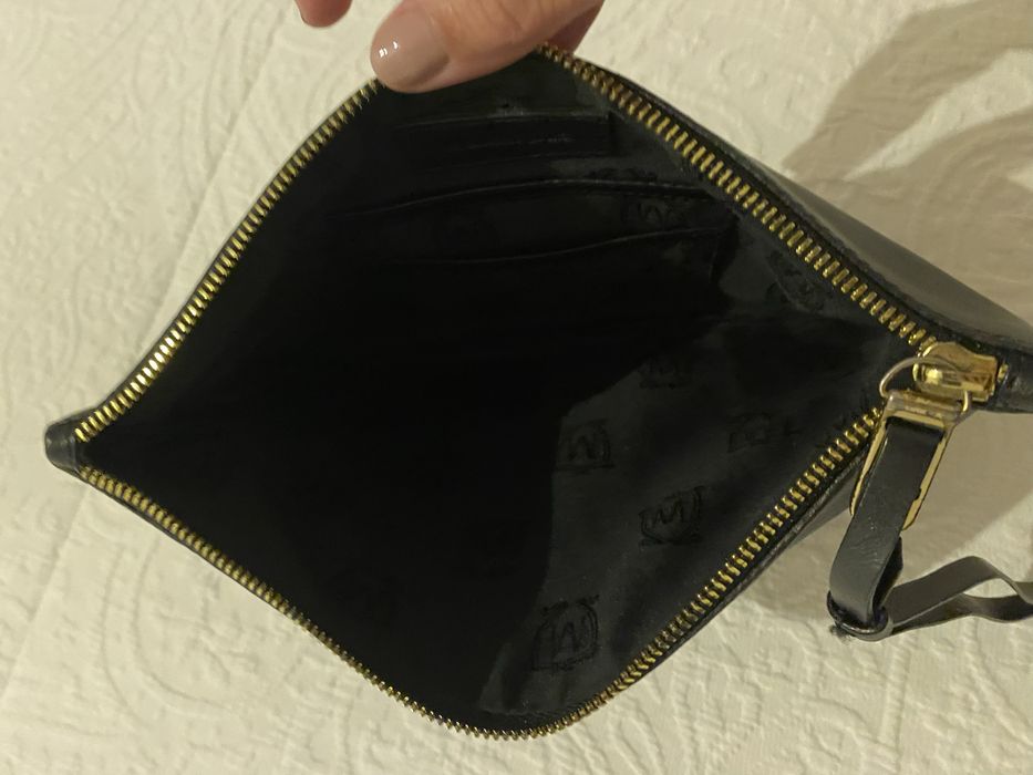 Carteira/clutch em pele, MassimoDutti