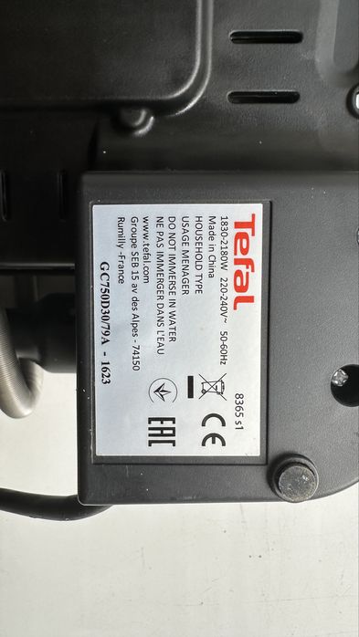 Електрогриль Tefal OptiGrill Elite GC750D30 — стан майже нового