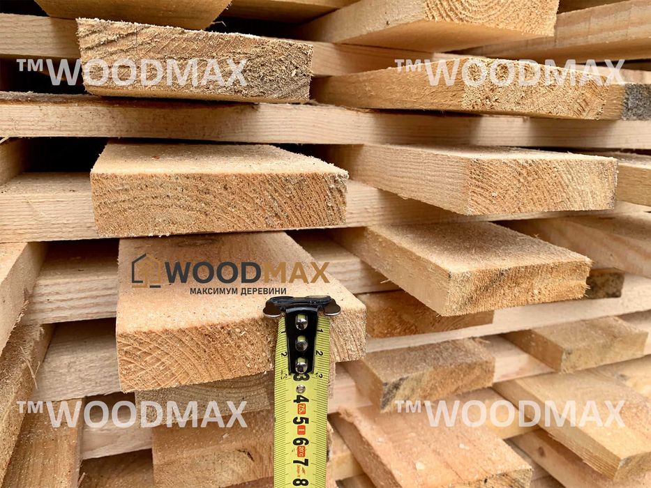 Обрізний брус 50х150х6, кроква, балка, лага, пиломатеріали з доставкою