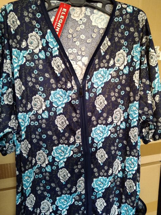 XXL 44 Koszula ciążowa rozpinana cała na zamek piżama damska