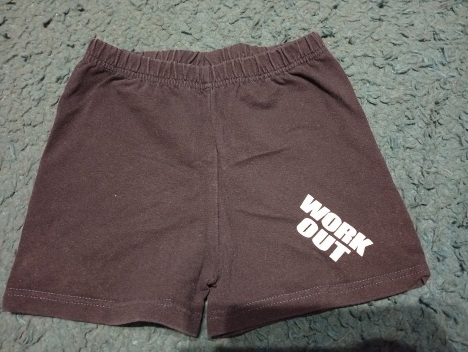 Spodenki czarne bawelna r140