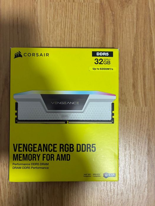 Corsair Vengeance RGB DDR5 32GB (2x16GB) 6000MT/s – AMD - NOVAS