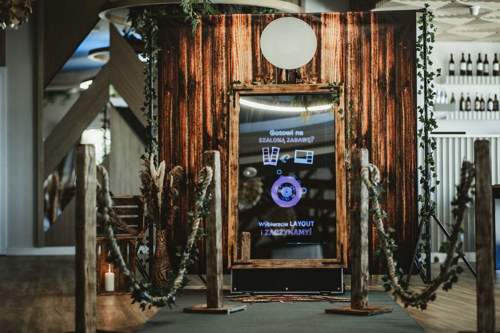 FotoLustro Fotobudka w stylu Rustykalnym/Boho – Zaskocz Gości ! Wesele