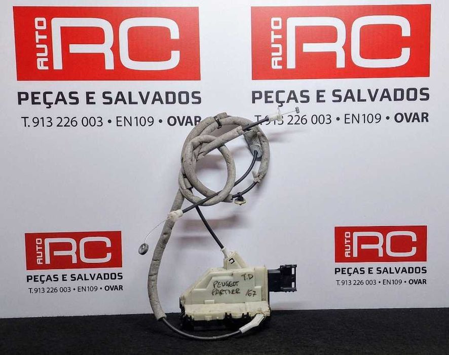 Fechadura / Fecho Porta Trás Direito PEUGEOT PARTNER Caixa/monovolume ano 2008