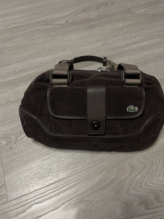 Сумка Lacoste вельветова
