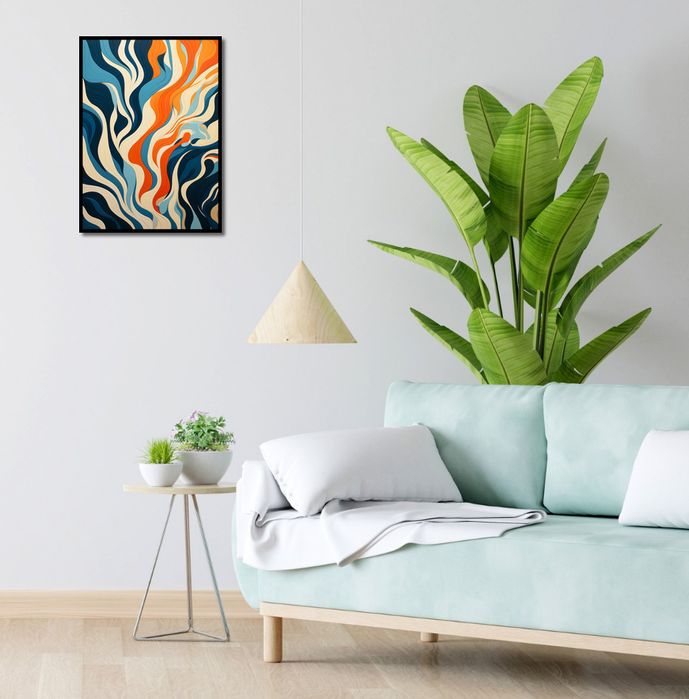 Plakat 40x55cm Oceaniczne Fale