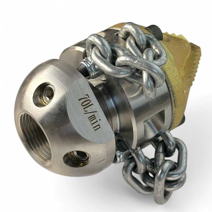 Наконечник для очищення каналізації високого тиску, ланцюгова насадка