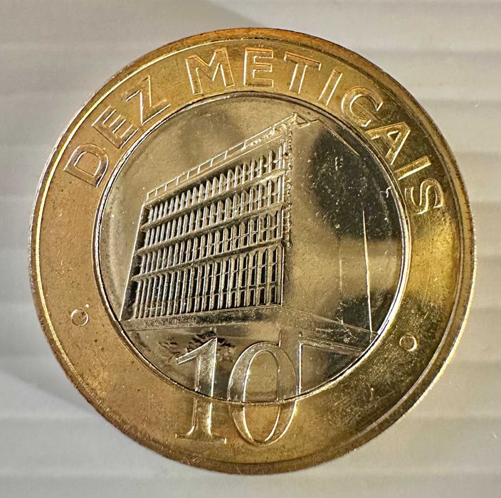 Moçambique 10 Meticais de 2012 MOEDA NOVA SEM CIRCULAR UNC
