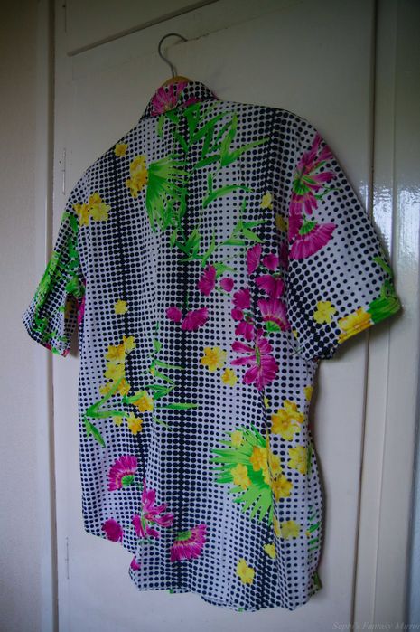 Koszula krótka Versace Jeans Couture kolorowa M