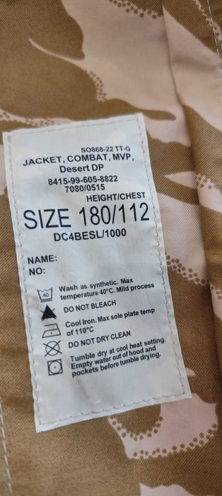 Kurtka  plus spodnie Gore-Tex - Jacket Combat MVP - DPM desert