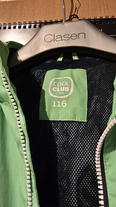 Kurtka dziecięca zielona - r. 116 - Smyk