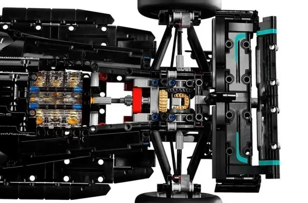 Klocki SuperCar Mercedes bolid F1 AMG 1642-elem 63cm kolekcjonerski