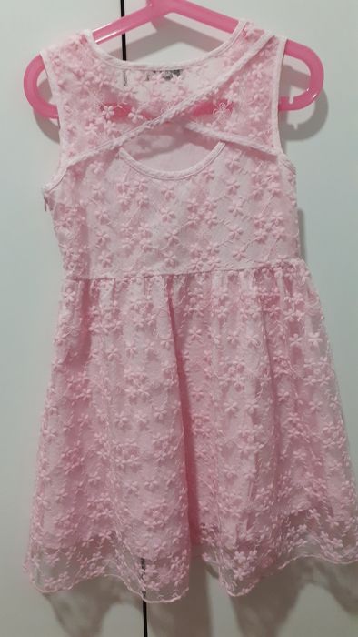 Vestidos rosa 5/6 anos